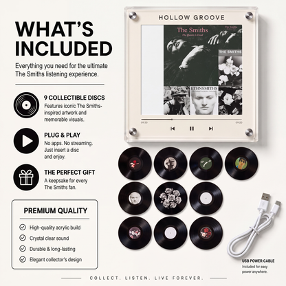 Hollow Groove Music Player — NFC Vinyl Frame